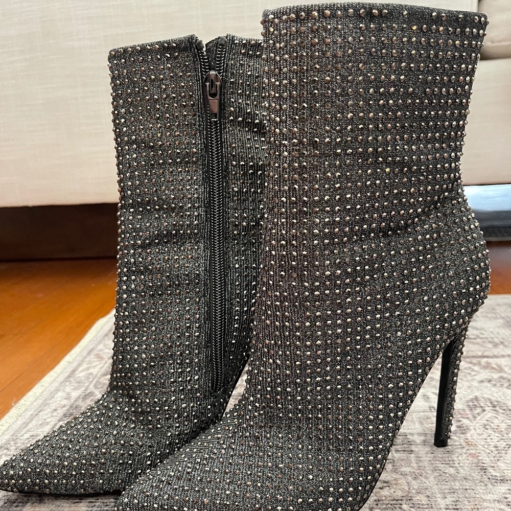 Steve Madden Winnings Rhinestone Booties